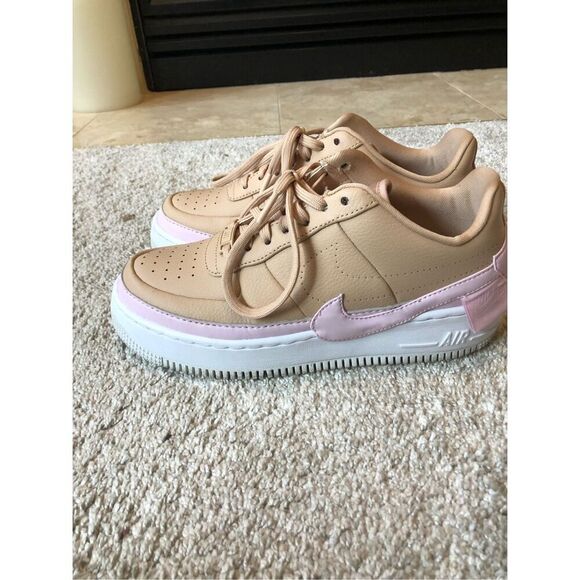 Nike Air Women’s Rose Gold and Pink Air Force Athletic Shoes Size 8.5 US - Picture 3 of 11